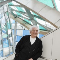 Photo-souvenir : Daniel Buren a la FondationVuitton, 25 mars 2016