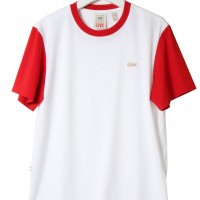 「SHORT SLEEVED CREW NECK T-SHIRT_white&red」（1万2,000円）