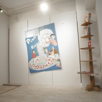 阿佐ヶ谷TAV GALLERYで開催されていた「村上千明の絵画展」の会場