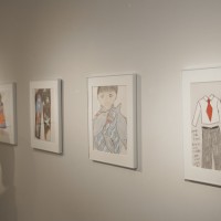 阿佐ヶ谷TAV GALLERYで開催されていた「村上千明の絵画展」の会場