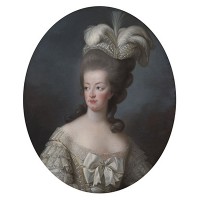 エリザベト=ルイーズ・ ヴィジェ・ル・ブラン《王妃マリー・アントワネット》1778 年 油彩、カンヴァス 81×65cm  ブルトゥイユ城