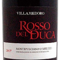 品種や地域で選んだロッソ・デル・ドゥーカ モンテプルチアーノ・ダブルッツォ 2012 *120点限り