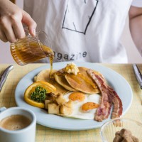 「アメリカの朝ごはん（パンケーキ）」（1,500円）