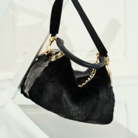 「COIN PURSE」Black Mink & Black Lucido (meaning shiny) Crocodile 148万円