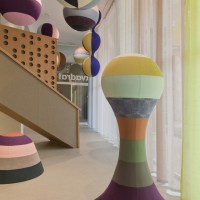 ミラノサローネ 2016 at Kvadrat showroom in Milanで開催されたインスタレーション「FOREST COMES HOME.」