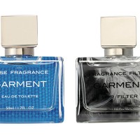 左から)ベースフレグランス シアン 50mL 1万2,800円 × フレグランスフィルター ファーフィルター 50mL 8,800円／ガーメント ※11月22日イセタン サロン ド パルファン＆伊勢丹オンラインストア限定発売