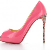 NEW VERY PRIVE PATENT/STRASS HEEL TOE（32万円）