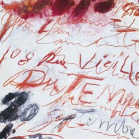 POSTER (1986) by Cy Twombly