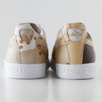 プーマとspoken words projectのコラボスニーカー「PUMA BASKET FOR SWP」（2万5,000円）が数量限定発売