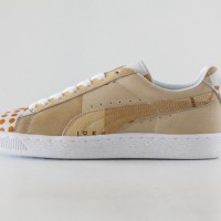 プーマとspoken words projectのコラボスニーカー「PUMA BASKET FOR SWP」（2万5,000円）が数量限定発売