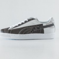 プーマとspoken words projectのコラボスニーカー「PUMA BASKET FOR SWP」（2万5,000円）が数量限定発売