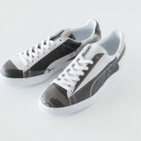 プーマとspoken words projectのコラボスニーカー「PUMA BASKET FOR SWP」（2万5,000円）が数量限定発売