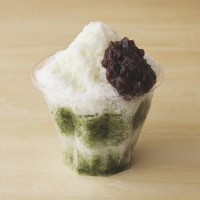 トラヤカフェ・あんスタンド新宿店の「あんペーストかき氷［抹茶］」