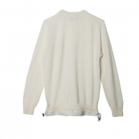 Long Sleeved pullover ホワイト（3万8,000円）