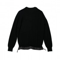 Long Sleeved pullover ブラック（3万8,000円）