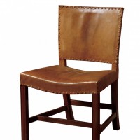 椅子 KK37580「レッドチェア」（コーオ・クリント）1927年/ルド・ラスムッセン工房/デンマーク・デザイン博物館蔵