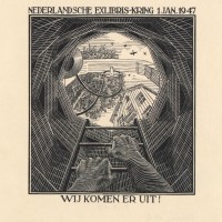 《年賀状》 1947年 All M.C. Escher works