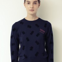 「JOHN SMEDLEY×bp pineapple ptニット」ブラック（4万6,000円）