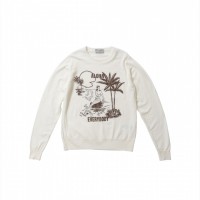 「JOHN SMEDLEY×bp mermaid ptニット」エクリュ（4万6,000円）