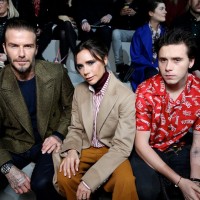 デビッド・ベッカム（David Beckham）、ヴィクトリア・ベッカム（Victoria Beckham）、ブルックリン・ベッカム（Brooklyn Beckham）