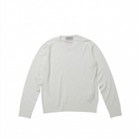 「JOHN SMEDLEY×bp back ptニット」エクリュ（4万6,000円）