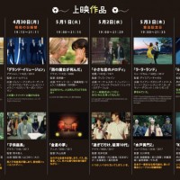 夜空と交差する森の上映会 IN ゴールデンウィーク2018 スピンオフの上映会シリーズ・上映リスト