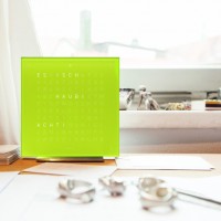 「QLOCKTWO TOUCH Lime Juice」