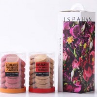 「限定BOX入り サブレ 2個詰合せ（Assortiment de 2 Sablés “Ispahan”）」（サブレ イスパハン、サブレ ヴァニーユ 2,700円）