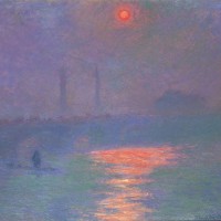 クロード・モネ『霧の中の太陽』1904年