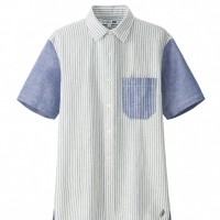 「UNIQLO and JW ANDERSON リネンコットンシャツ(半袖)」2,990円