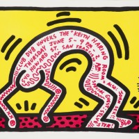 ポスター「Club DV8 Unveils the Keith Haring Room」1986