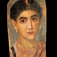 《女性の肖像》2世紀後半 エジプト、テーベ（？）出土