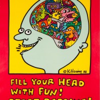 ポスター「Fill Your Head with Fun! Start Reading!」1988