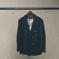 STRIPE DOUBLE JACKET 7万円