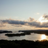 パールが育つ伊勢志摩の海の景色