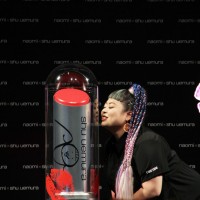 naomi x shu uemura 限定リップコレクション発売記念イベントでの渡辺直美さん