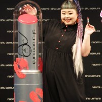 naomi x shu uemura 限定リップコレクション発売記念イベントでの渡辺直美さん