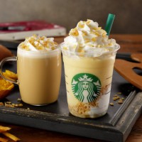 「クリスピー スイート ポテト フラペチーノ® 」と「クリスピー スイート ポテト ラテ (ホット/アイス)」