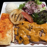 kebab chef ビーフの回し焼きケバブのカレーソース