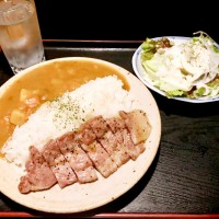 のたぼうず 熟成肉萬幻豚の炭火焼きトンテキカレー