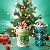 スタバのクリスマス第3弾! クリスマスツリーのような「ピスタチオ クリスマス ツリー / フラペチーノ®」が発売