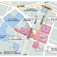 虎ノ門ヒルズ駅周辺平面図