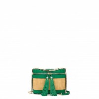 rose small crossbody in green bean（税込3万7,000円）