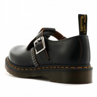 「Y’s Dr. Martens POLLEY T-BAR STRAP SHOES」（ブラック／3万8,000円）