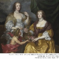 アンソニー・ヴァン・ダイク 《ティンベビー卿夫人エリザベスとアンドーヴァー子爵夫人ドロシー》 1635年頃 油彩・カンヴァス 132.1×149cm ©The National Gallery, London. Bought, 1977