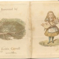 ルイス・キャロル 《切手ケース》 1890年 紙 Lewis Carroll, The Wonderland postage stamp case. The Rosenbach, Philadelphia