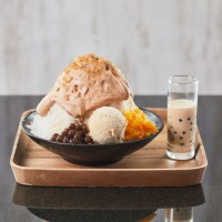 「チャイエスプーマ タピオカかき氷」税込1,900円（サービス料は別途）