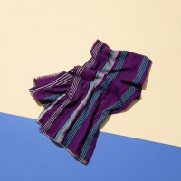 MULTI STRIPE STOLE（PURPLE 1万円） / ヌキテパ（ヌキテパ 青山/03-6427-9945）