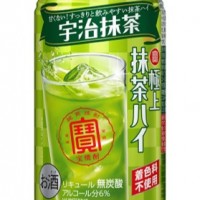 寶「極上抹茶ハイ」宇治抹茶