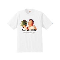 サウナイキタイ「ウィスキングおじさんTシャツ」（3,500円）